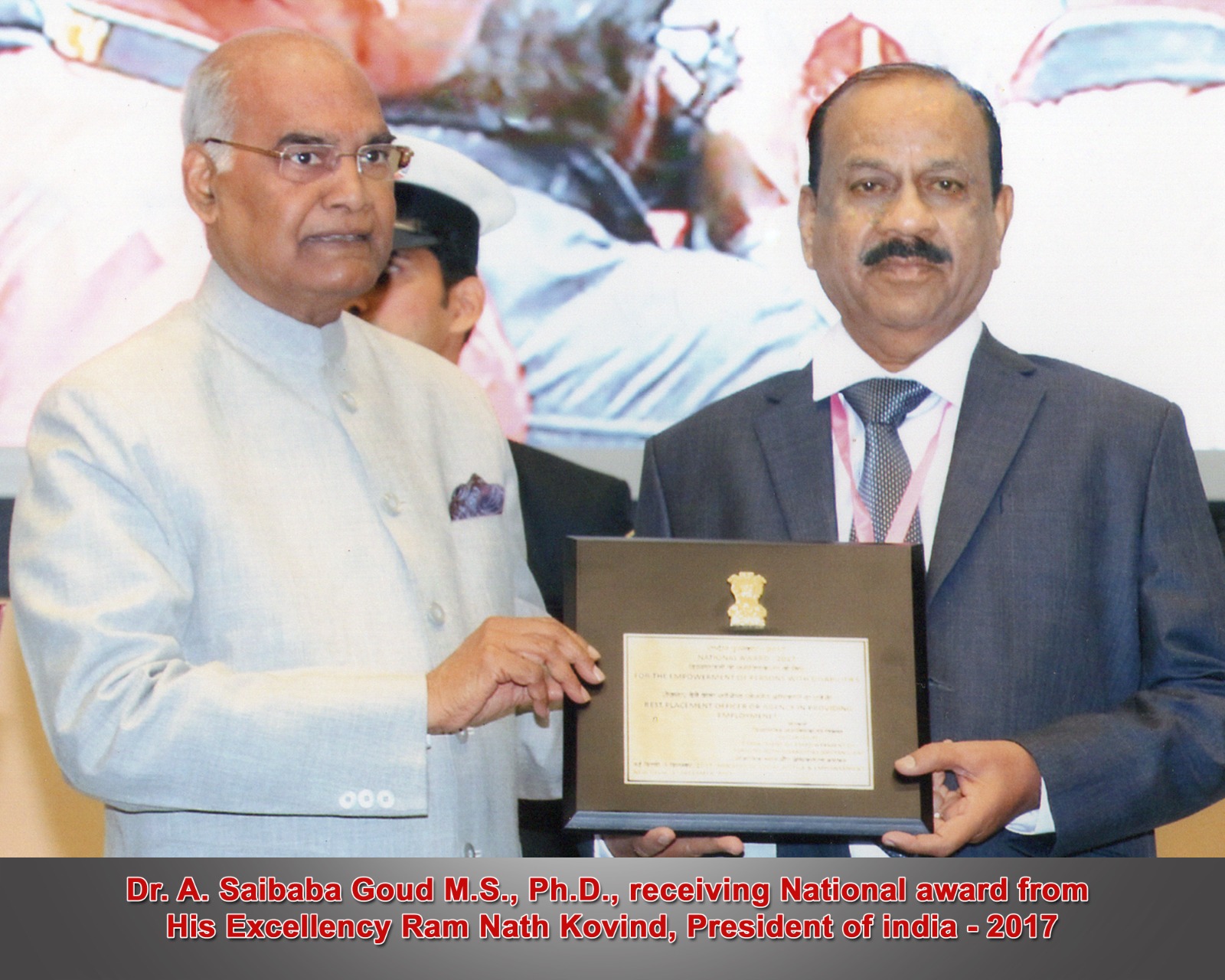 National Award from President Ram Nath Kovind